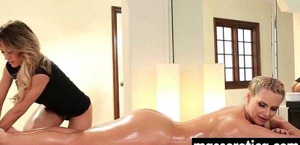  Massage therapist giving her patient some unknowing love 5